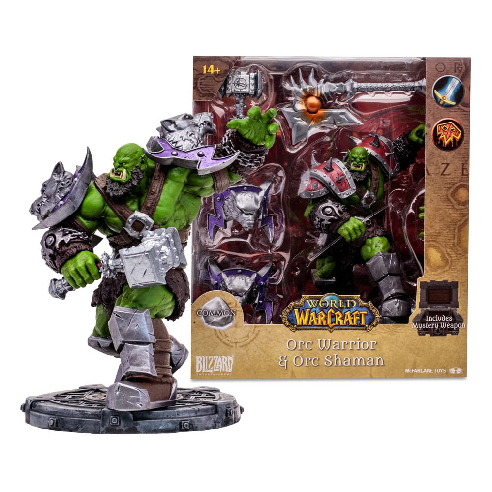 World of Warcraft Action Figure Orc: Shaman / Warrior 15 cm