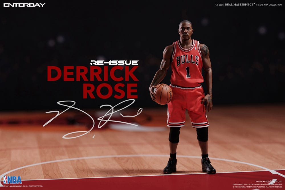 NBA Collection Masterpiece Action Figure 1/6 Derrick Rose Limited Retro