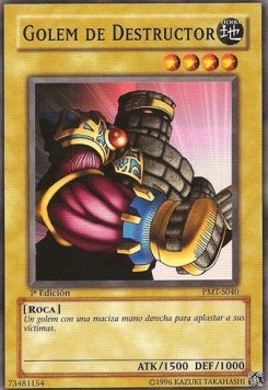 Single Yu-Gi-Oh! Destroyer Golem (PMT-P040) - Português