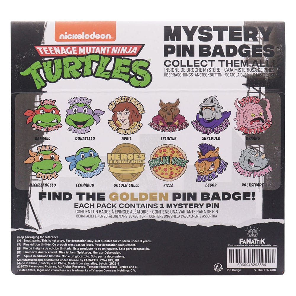 Teenage Mutant Ninja Turtles World Mystery Pin Badge