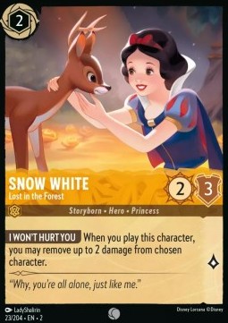 Single Disney Lorcana Snow White - Lost in the Forest (23/204) Foil - EN