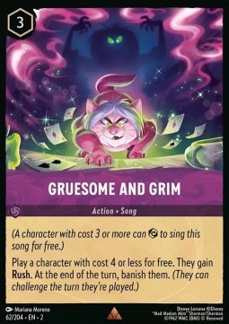 Single Disney Lorcana Gruesome And Grim (62/204) - English