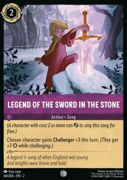 Single Disney Lorcana Legend of the Sword in the Stone (64/204) - English