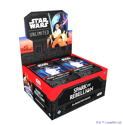 FFG Star Wars: Unlimited - Spark of Rebellion Booster Display (24 Boosters)