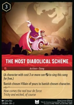 Single Disney Lorcana The Most Diabolical Scheme (131/204) - English