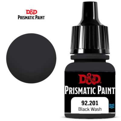 D&D Prismatic Paint Black (Wash) 8 ml 92201