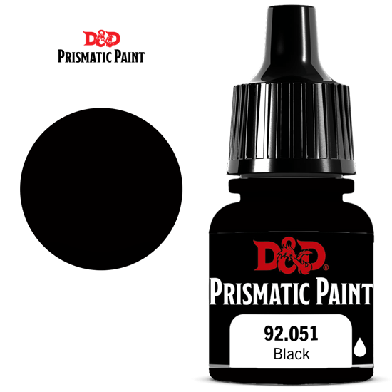 D&D Prismatic Paint Black 8 ml 92051
