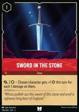 Single Disney Lorcana Sword In The Stone (136/204) - English