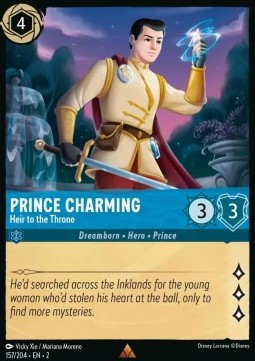 Single Disney Lorcana Prince Charming - Heir to the Throne (157/204) - EN