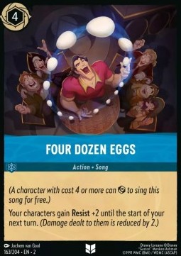 Single Disney Lorcana Four Dozen Eggs (163/204) - English