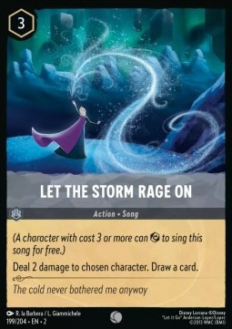 Single Disney Lorcana Let the Storm Rage On (199/204) - English