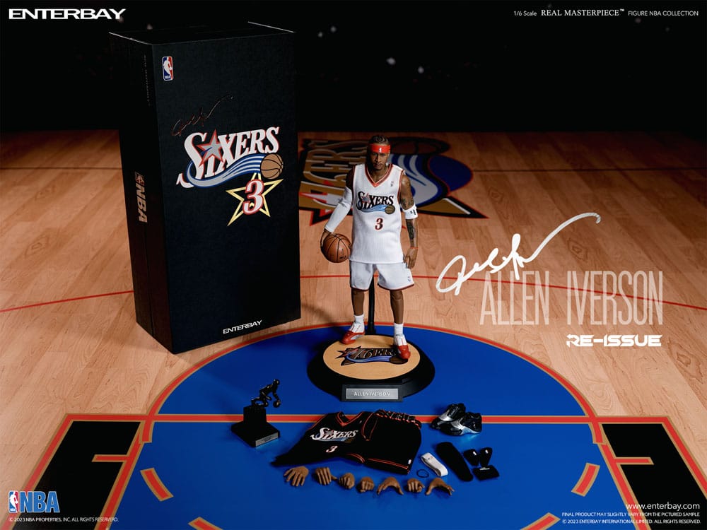 NBA Collection Real Masterpiece Actionfigur 1/6 Allen Iverson Limited Retro