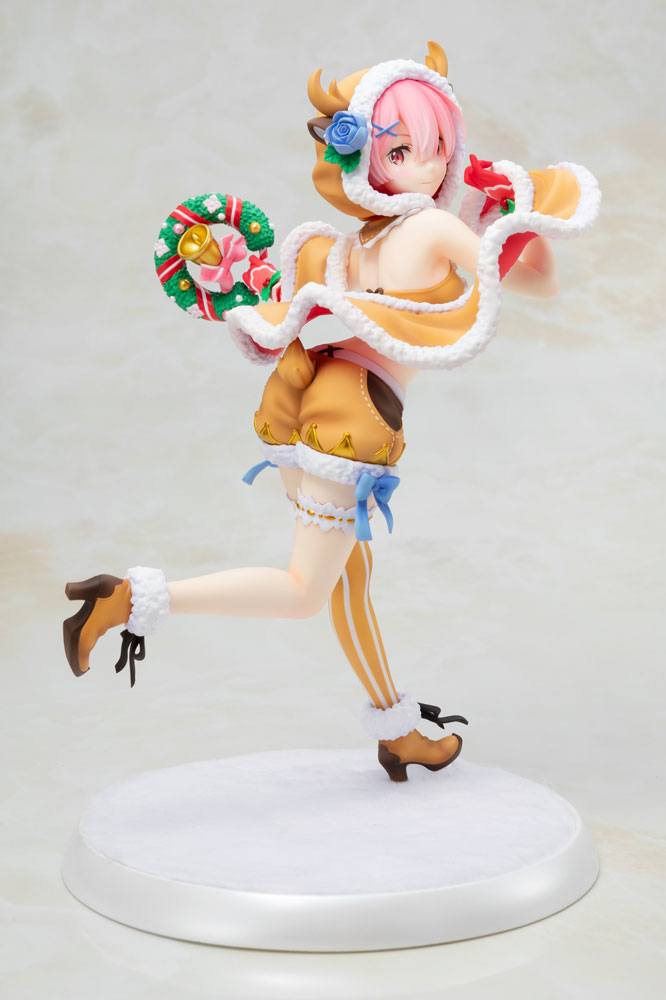 Re:ZERO -Starting Life in Another World- PVC Statue 1/7 Ram Christmas Maid