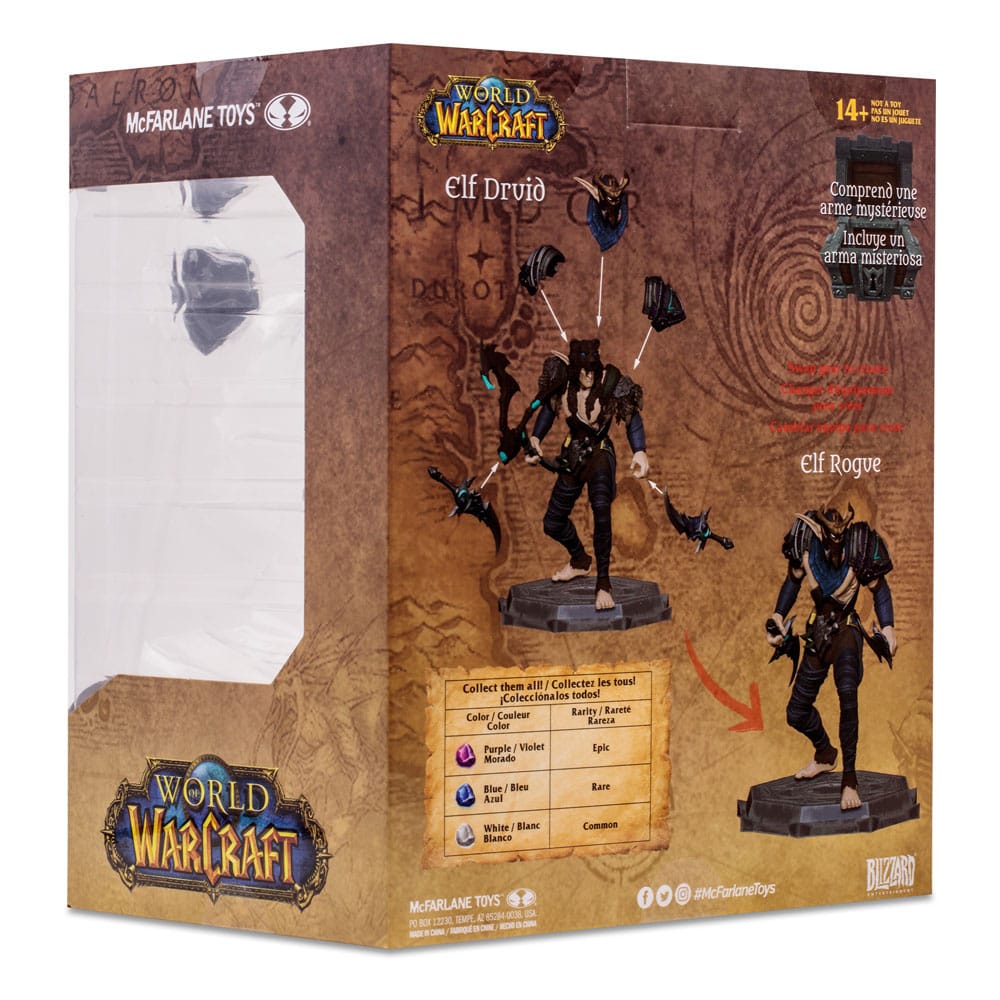 World of Warcraft Action Figure Night Elf Druid Rogue (Rare) 15 cm