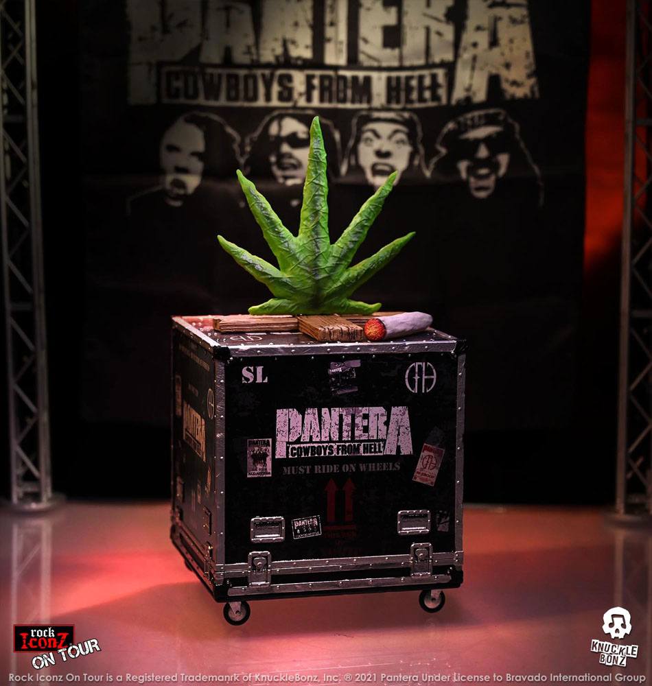 Pantera Rock Ikonz Cowboys From Hell On Tour Road Case Statue + Stage Backd