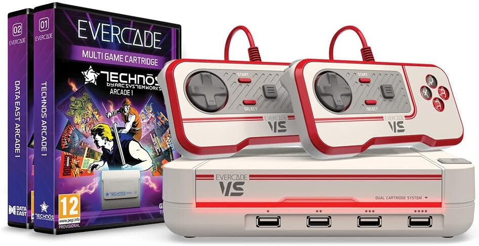  Consola Blaze Evercade VS Premium Pack Technos Arcade 1+Data East Arcade 1