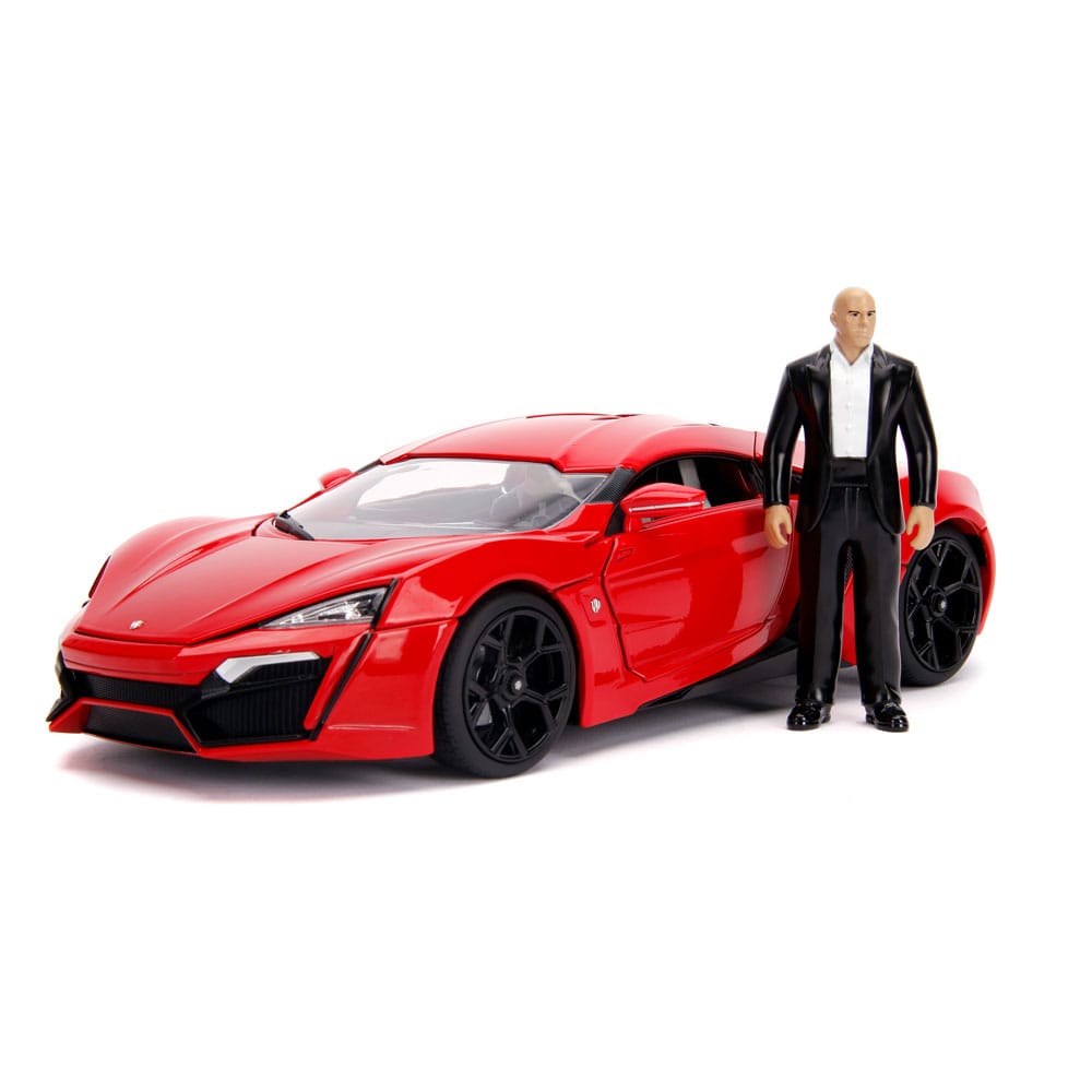 The Fast and Furious Diecast Rides 1/18 Lykan Hypersport with Dom Figur