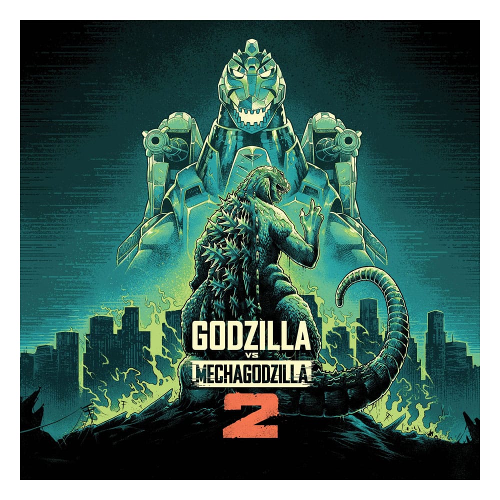Godzilla versus Mechagodzilla II Soundtrack by Akira Ifukube Vinyl 2xLP
