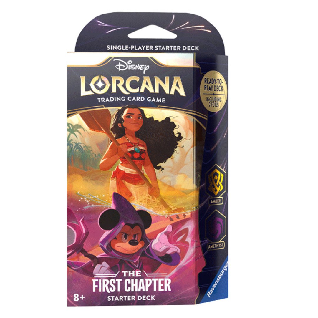 Disney Lorcana TCG The First Chapter Starter Deck Amber & Amethyst- English