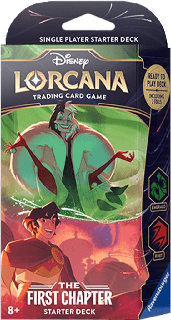 Disney Lorcana TCG The First Chapter Starter Deck Emerald & Ruby - English