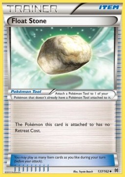 Single Pokémon Float Stone (BKT 137) - English