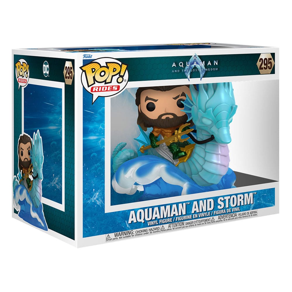 Aquaman and the Lost Kingdom POP! Rides Deluxe Vinyl Figure Aquaman & Storm