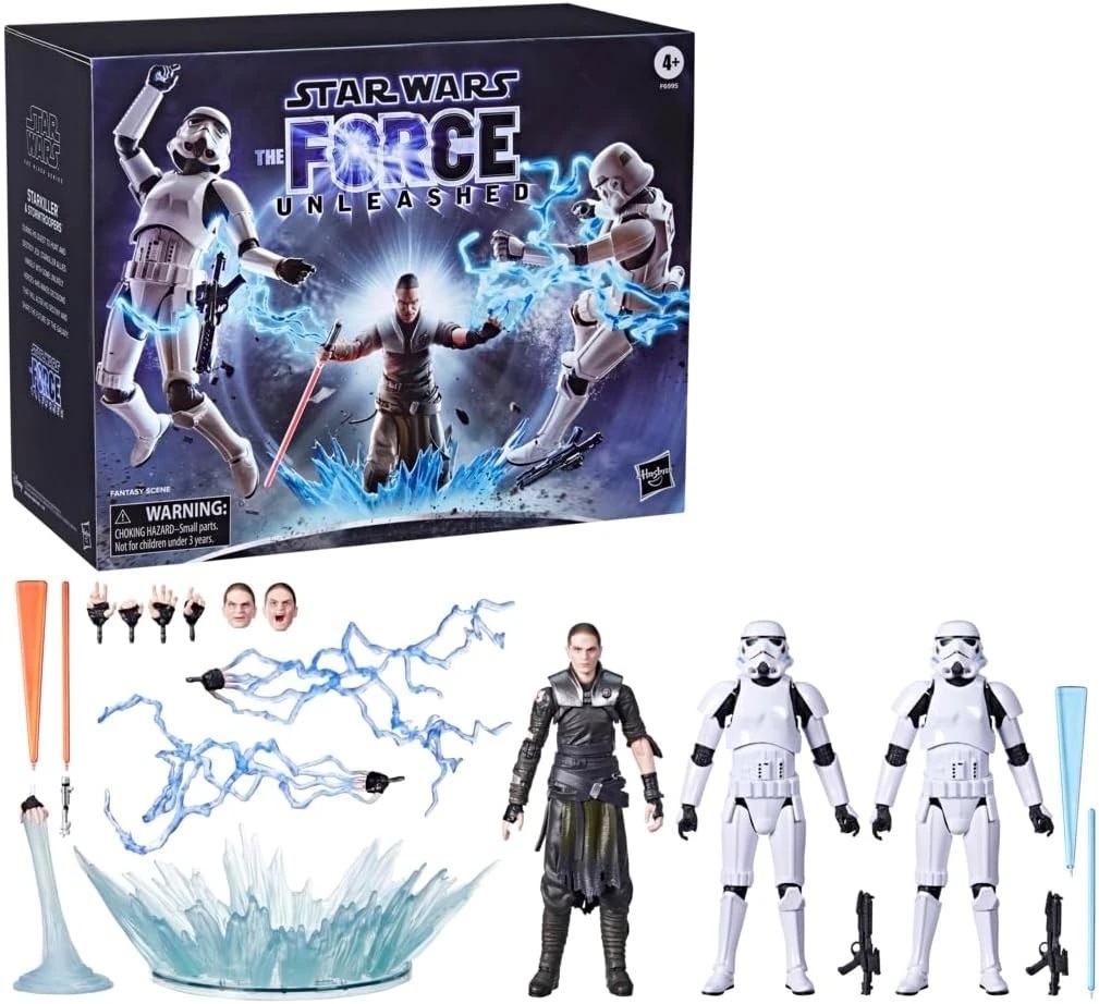 Star Wars Black Series Action Figure Starkiller & Stormtroopers Pack 15 cm