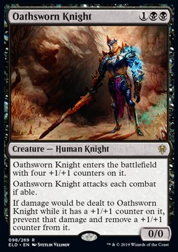 Single Magic The Gathering Oathsworn Knight (ELD-098) - English