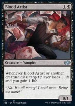 Single Magic The Gathering Blood Artist (J22-117) - English