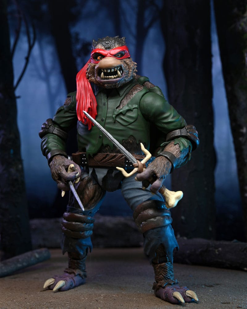 Universal Monsters x TMNT Action Figure Ultimate Raphael as The Wolfman