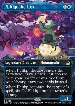Single Magic The Gathering Fblthp, the Lost (RVR-420) Foil - English