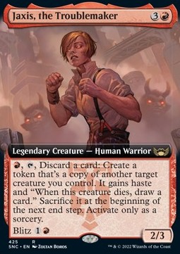 Single Magic The Gathering Jaxis, the Troublemaker (SNC-425) - English