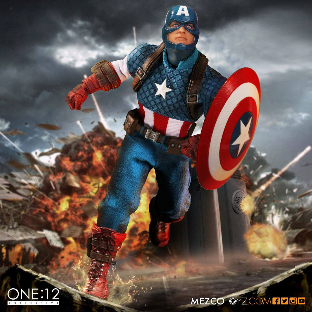 Marvel Universe Action Figure 1/12 Captain America 15 cm