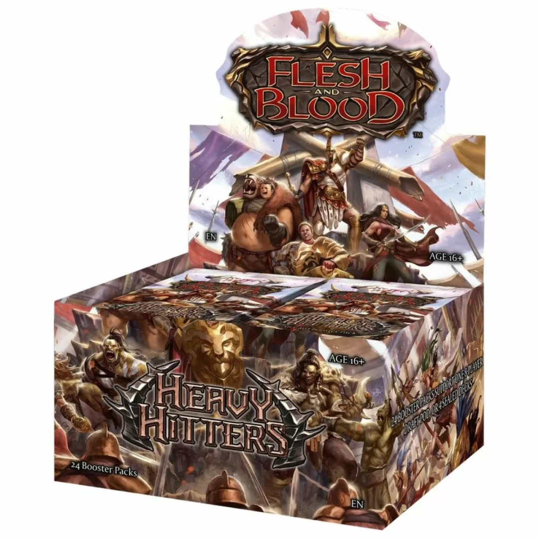 Flesh & Blood TCG - Heavy Hitters Booster Display (24 Packs) - EN