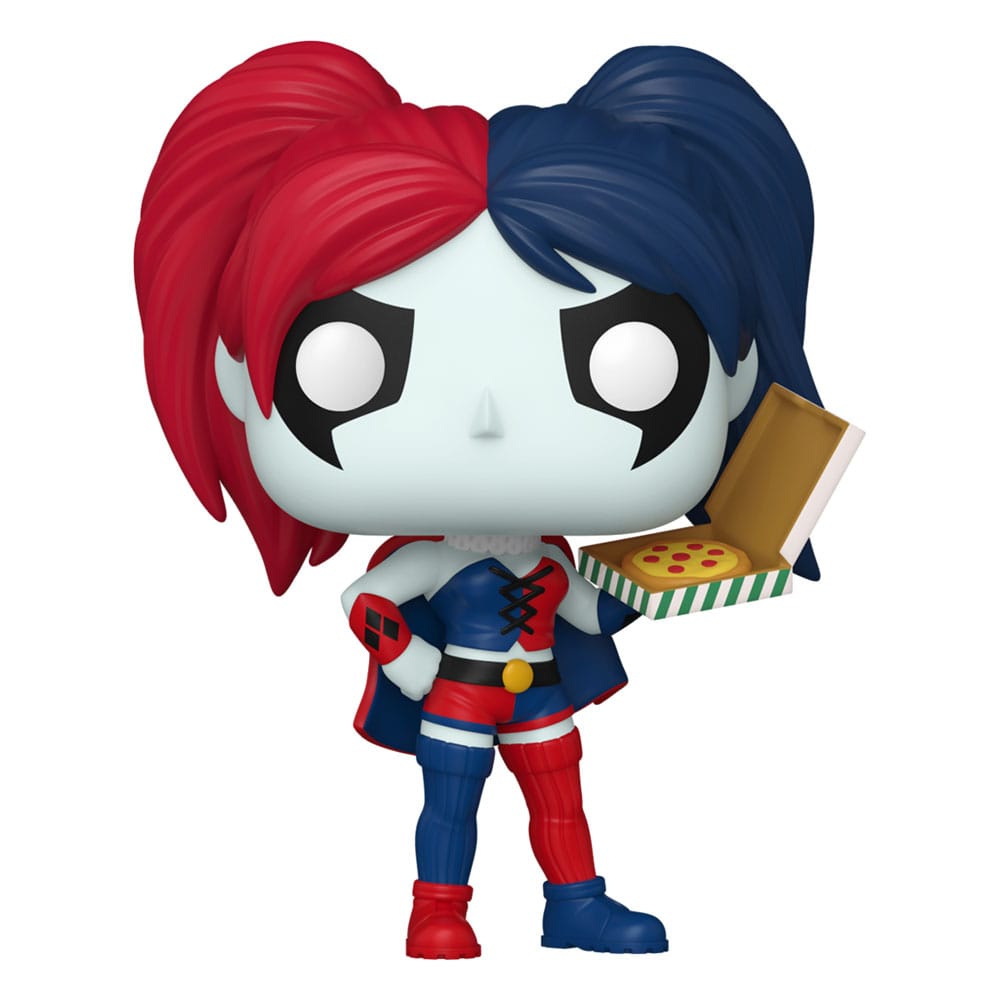 DC Comics: Harley Quinn Takeover POP! Heroes Vinyl Figure Harley with Pizza