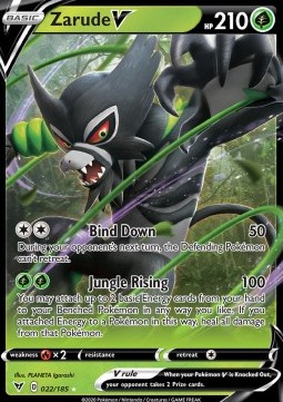 Single Pokémon Zarude V (VIV 22) Holo - English