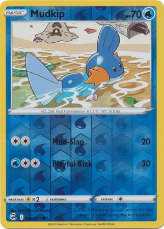 Single Pokémon Mudkip (FST 062) Reverse Holo - English
