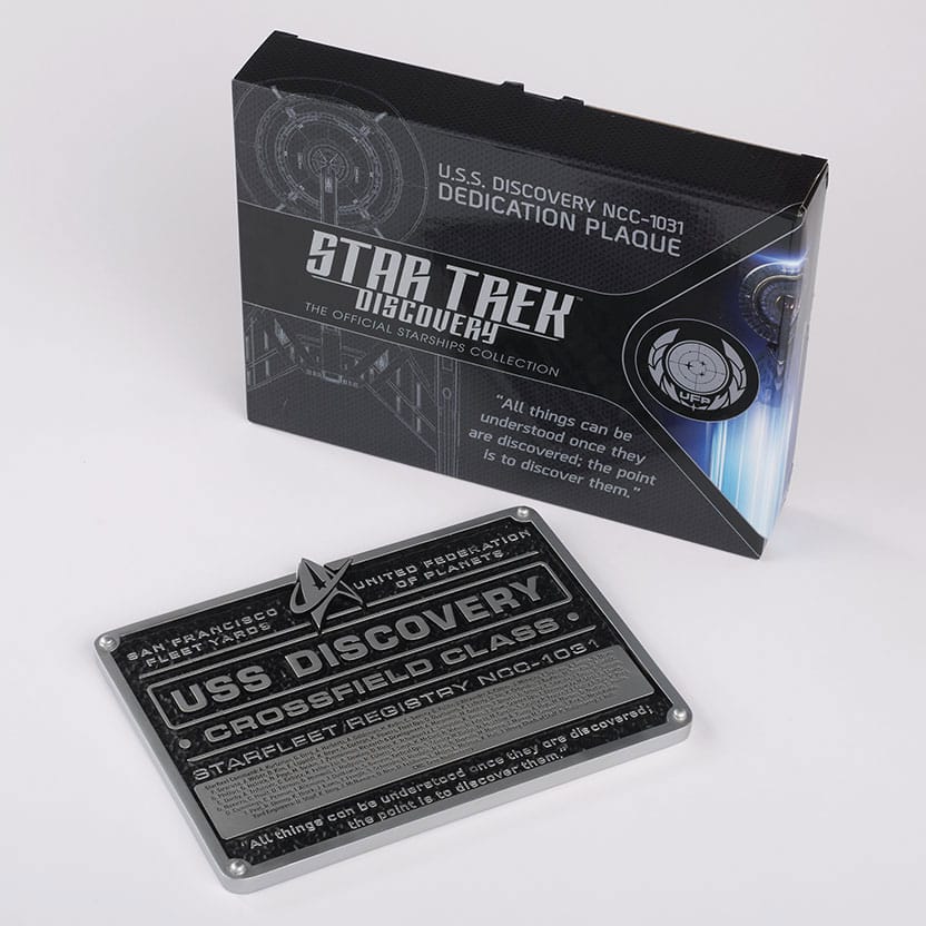 Star Trek Discovery Starship Diecast Mini Replicas Discovery Plaque