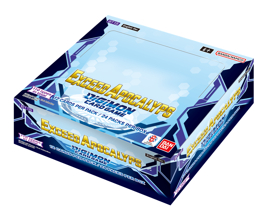 Digimon Card Game - Exceed Apocalypse Booster Display BT15 (24 Packs) - EN