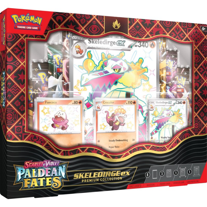 Pokémon Paldean Fates Premium Collection Skeledirge ex - English