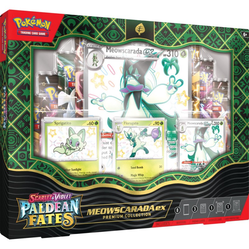 Pokémon Paldean Fates Premium Collection Meowscarada ex - English