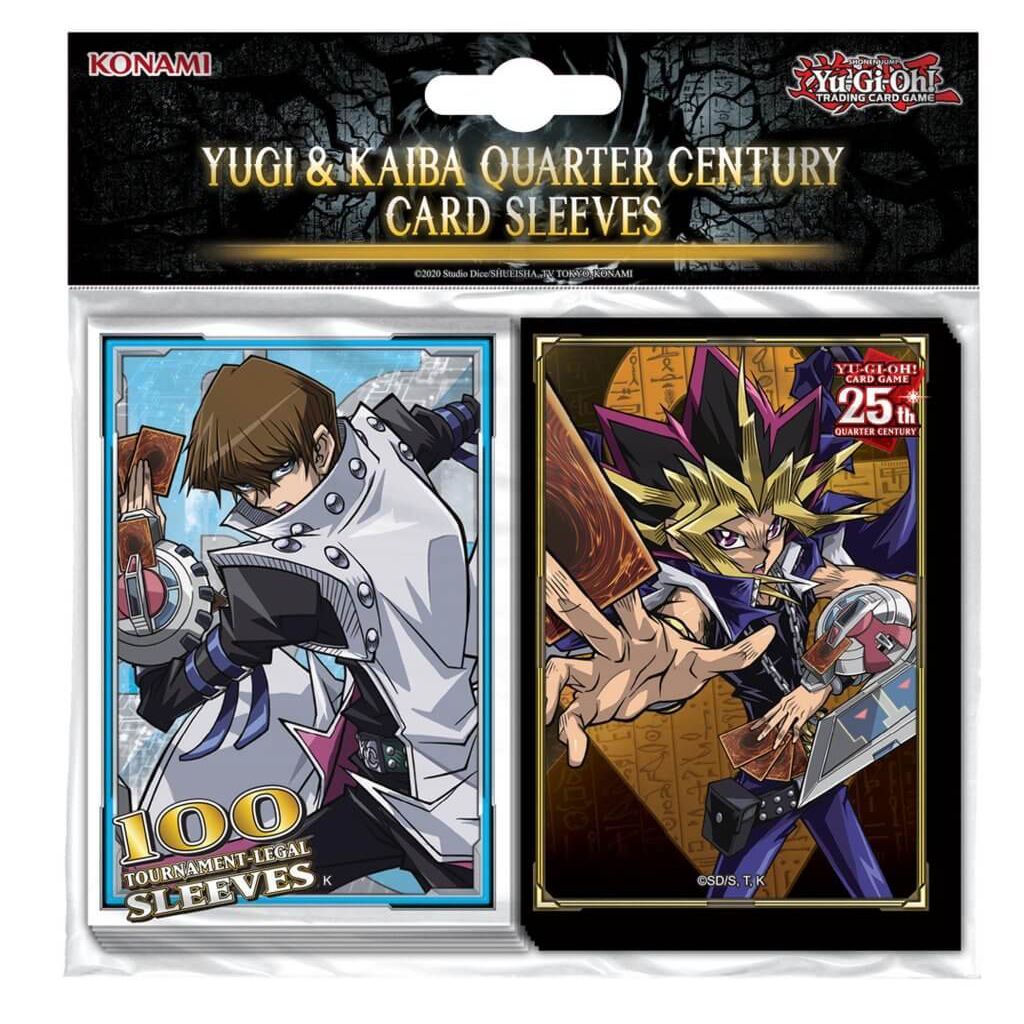 Yu-Gi-Oh! Yugi & Kaiba Quarter Century Card Sleeves (100 Sleeves)
