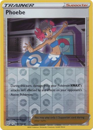 Single Pokémon Phoebe (BST 130) Reverse Holo - Português
