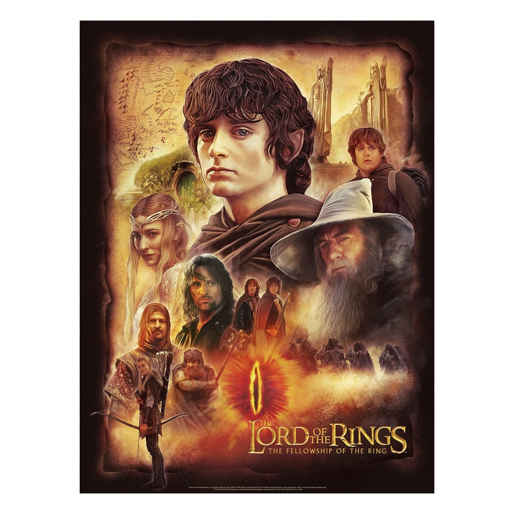 Lord of the Rings Art Print The Fellowship of the Ring 46 x 61 cm - unframe