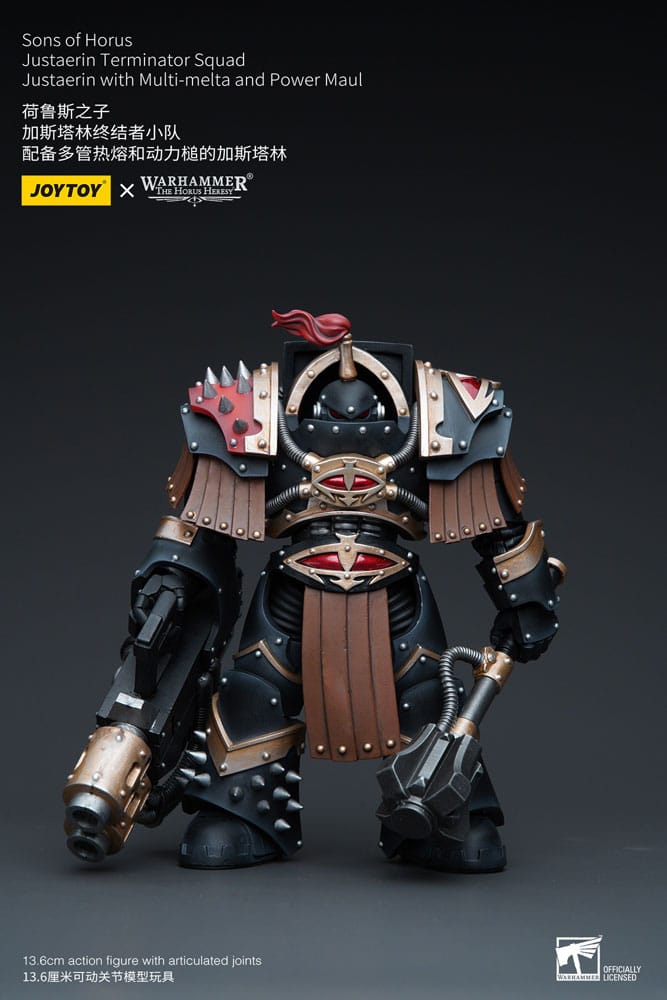 Warhammer Terminator Squad Justaerin with Multi-melta and Power MauL 12 cm