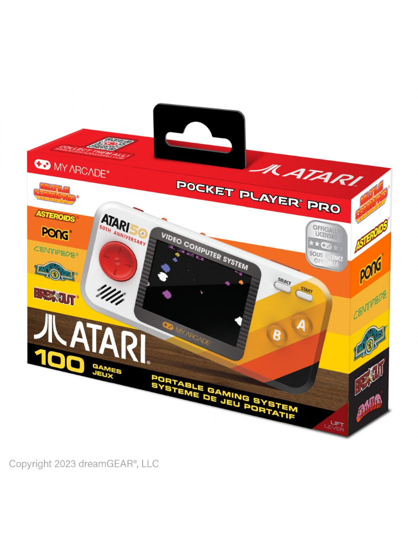 Pocket Player Atari Portable 100 Games