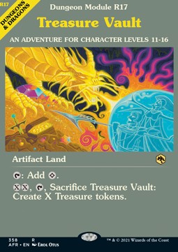 Single Magic The Gathering Treasure Vault (AFR-358) - English