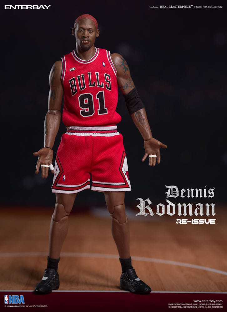 NBA Collection Real Masterpiece Actionfigur 1/6 Dennis Rodman Limited 33 cm