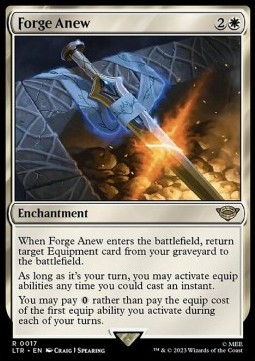 Single Magic The Gathering Forge Anew (LTR-017) - English