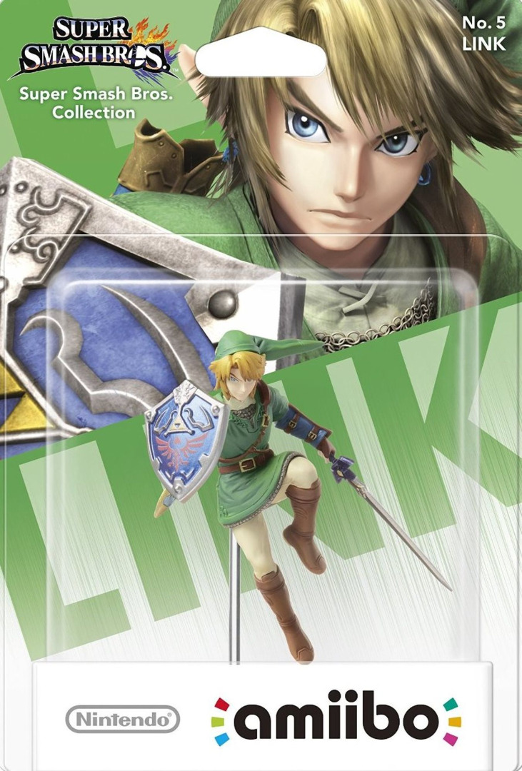 Amiibo Super Smash Bros Figure Link (The Legend of Zelda)